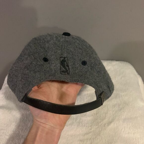 Sports Specialties Script Wool Acrylic Los Angeles Lakers Cap Hat Vintage Gray - Picture 2 of 7